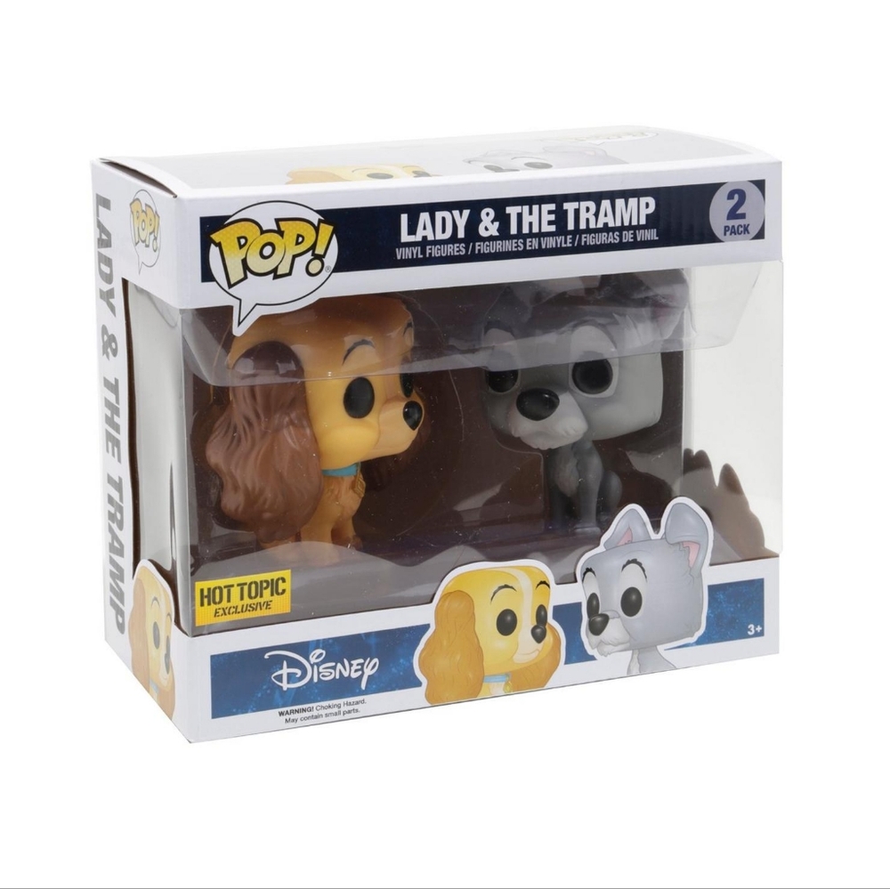 Funko Disney Lady & The Tramp Pop! Vinyl Figure Set Hot Topic Exclusive